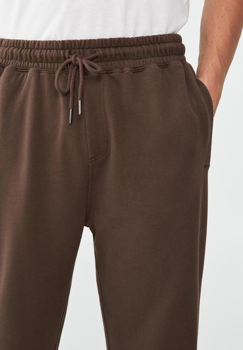 Cotton On - Loose fit track - chocolate brown