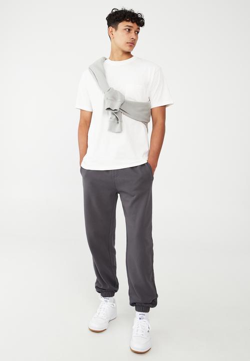 Cotton On - Loose fit track - faded slate