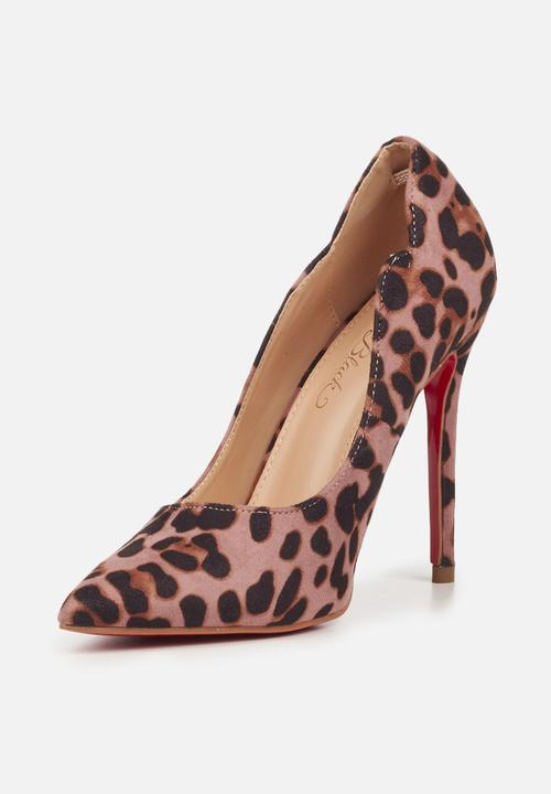 Miss Black - Lou15 court heel - multi 