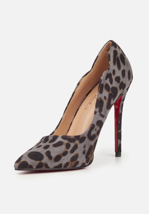 Miss Black - Lou15 court heel - multi 