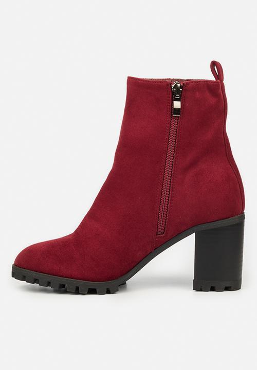 Butterfly Feet - Tallie ankle boot - burgundy