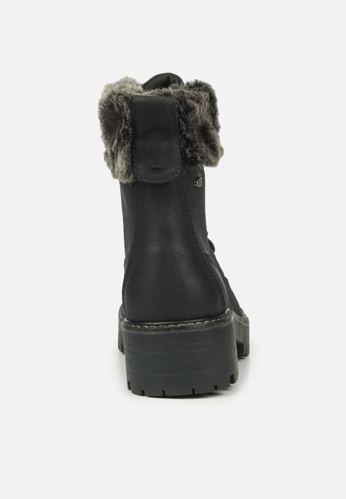 Miss Black - Fox6 lace-up ankle boot - black