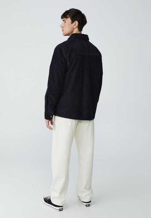 Cotton On - Heavy overshirt - true navy cord