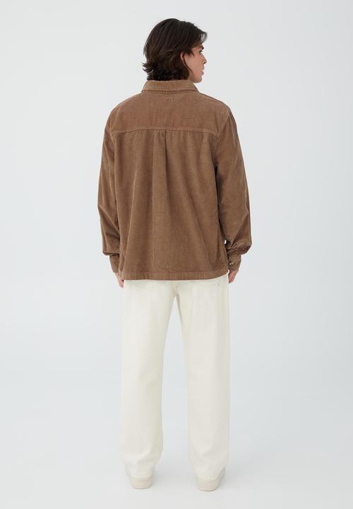 Cotton On - Heavy overshirt - taupe cord