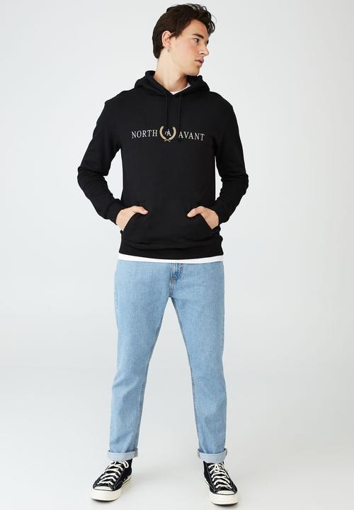 Cotton On - Graphic fleece pullover - black