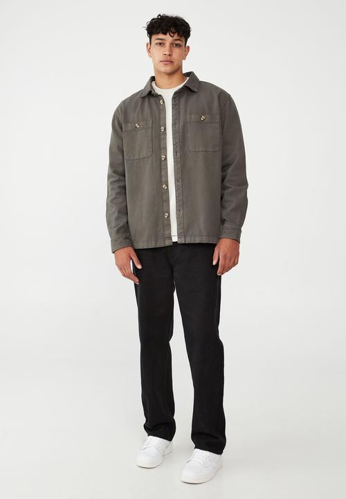 Cotton On - Heavy overshirt - coal