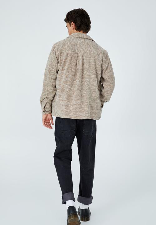 Cotton On - Heavy overshirt - gravel stone