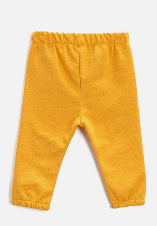 Koton Kids - Baby boys printed jogger - yellow