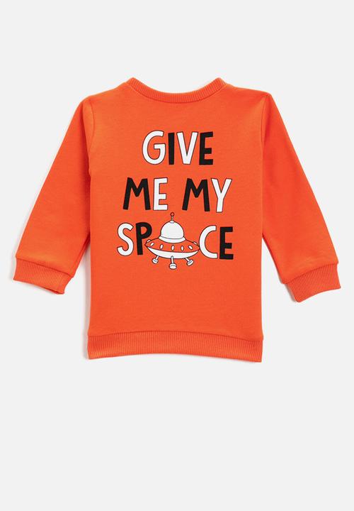 Koton Kids - Baby boys printed sweatshirt - orange