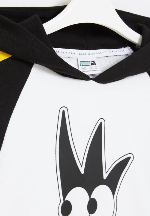 PUMA - Fruitmates hoodie tr - white & black 