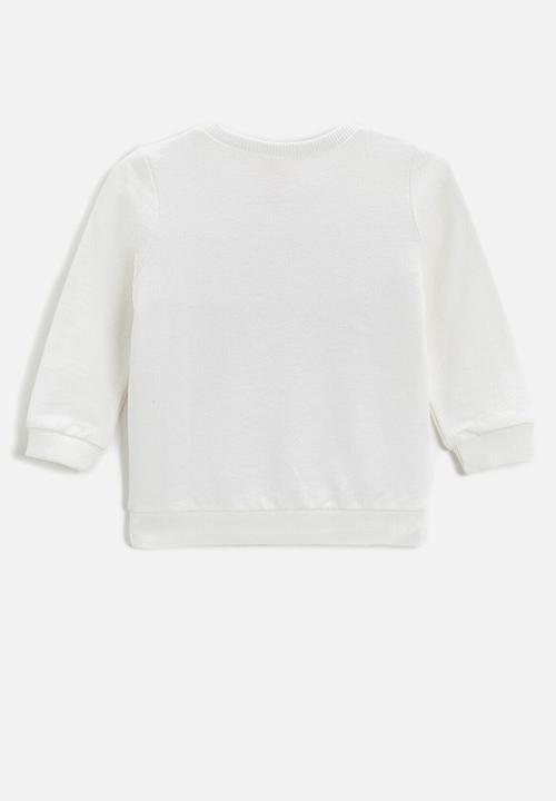 Koton Kids - Baby girls printed sweatshirt - ecru