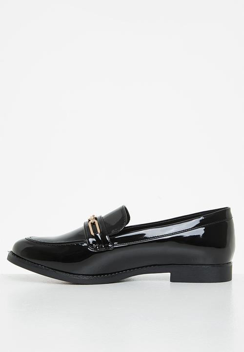 Glamorous - Wide fit chain loafer - black