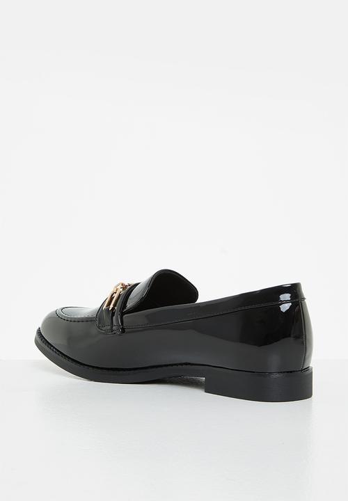 Glamorous - Wide fit chain loafer - black