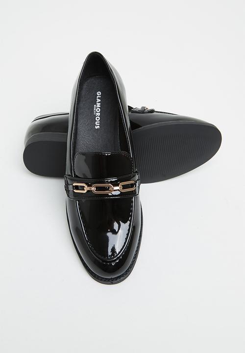 Glamorous - Wide fit chain loafer - black