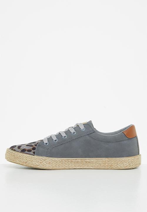 Miss Black - Republica5 espadrille sneaker - grey