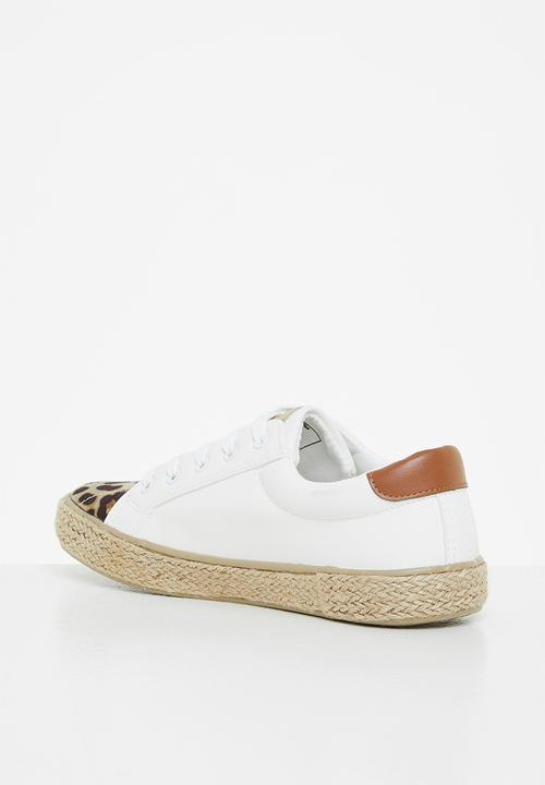 Miss Black - Republica5 espadrille sneaker - white