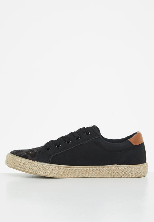 Miss Black - Republica5 espadrille sneaker - black