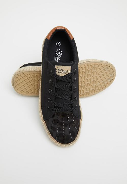 Miss Black - Republica5 espadrille sneaker - black