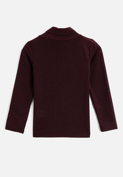 Koton Kids - Girls long sleeve tee - plum