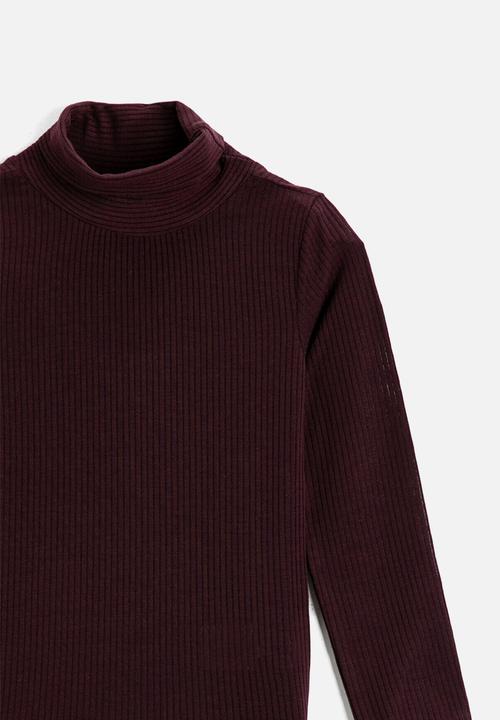 Koton Kids - Girls long sleeve tee - plum