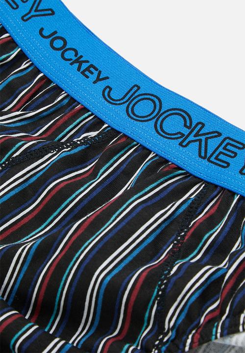 Jockey - 3-pack fancy boys jockey brief - multi 