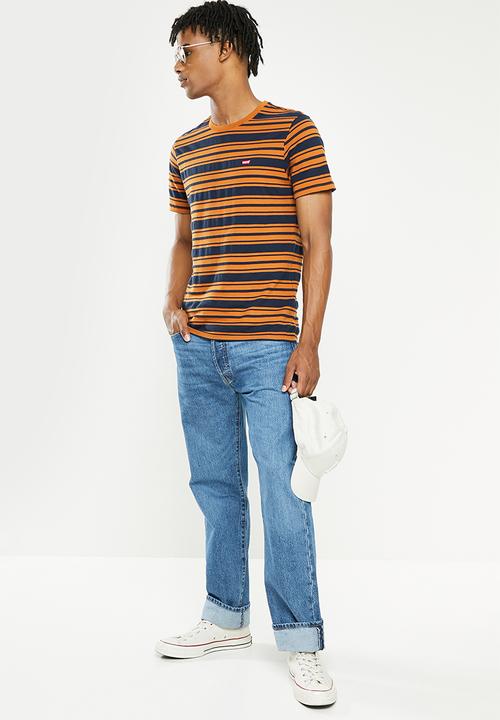 Levi’s® - Short sleeve original hm tee atlantic - navy & brown 