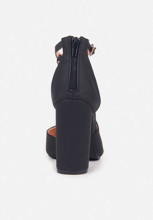 Miss Black - Criss2 ankle strap heel - black