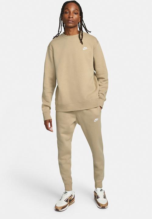 Nike - NSW Club Crew BB Sweatshirt - limestone & white