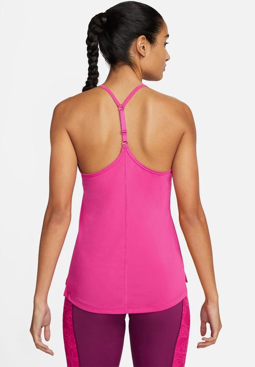 Nike - Nike one df elstka std tank - active pink & white