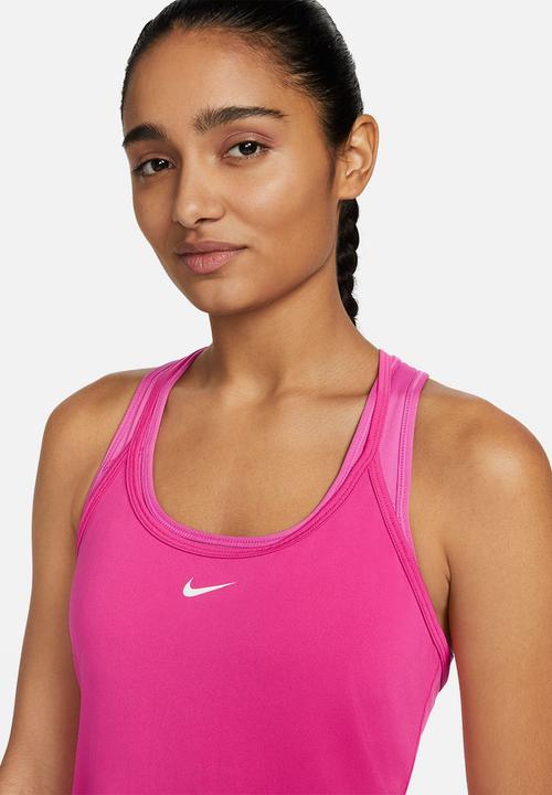 Nike - Nike one df elstka std tank - active pink & white