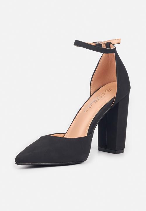 Miss Black - Criss3 ankle strap heel - black