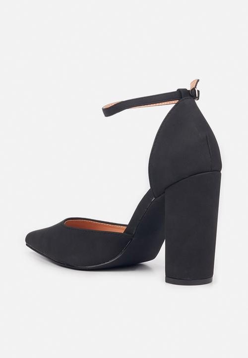 Miss Black - Criss3 ankle strap heel - black