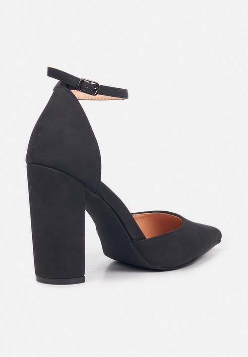 Miss Black - Criss3 ankle strap heel - black