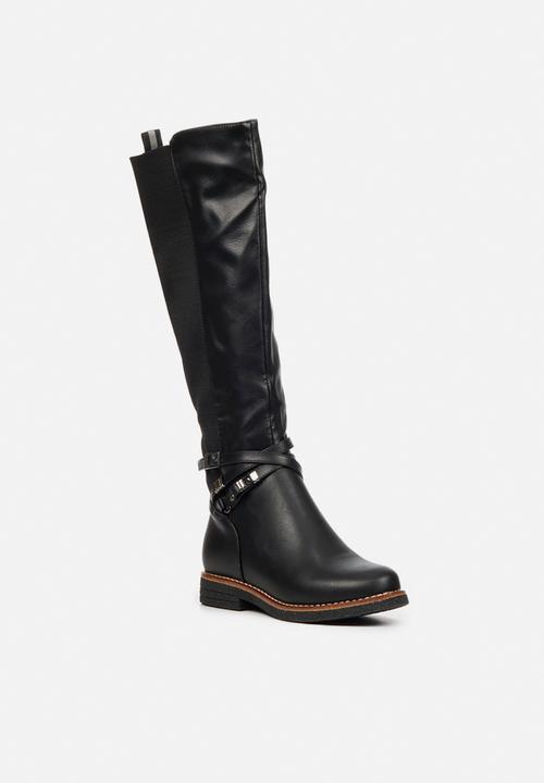 Miss Black - Dolinde1 riding boot - black
