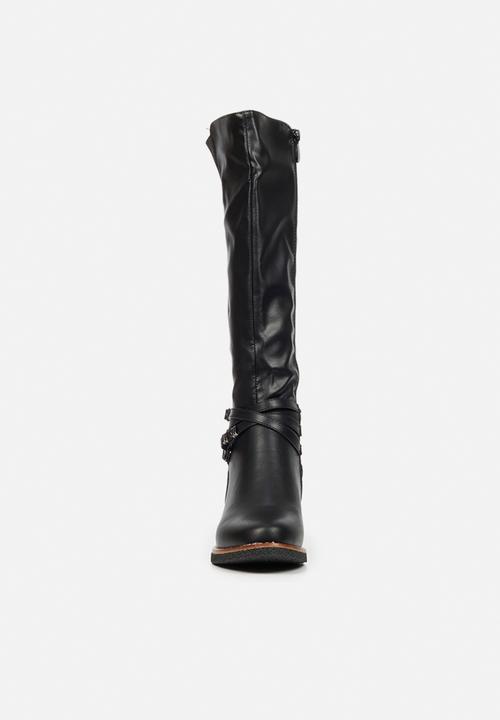 Miss Black - Dolinde1 riding boot - black