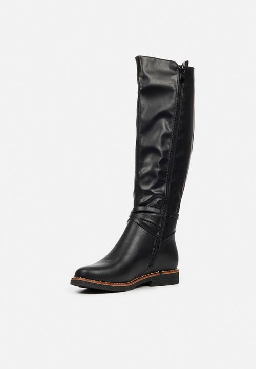Miss Black - Dolinde1 riding boot - black