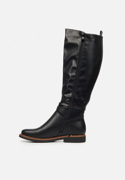 Miss Black - Dolinde1 riding boot - black