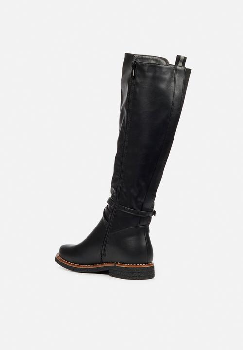 Miss Black - Dolinde1 riding boot - black