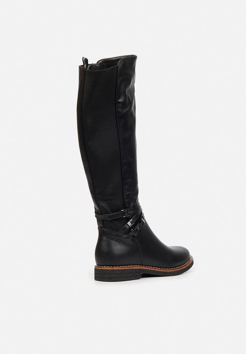 Miss Black - Dolinde1 riding boot - black