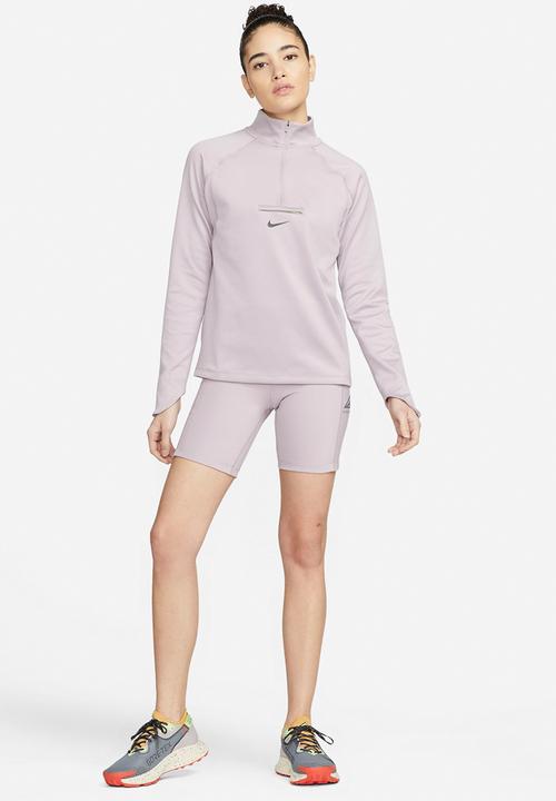Nike - Nike df element trail midlayer - plum fog/lime glow/black