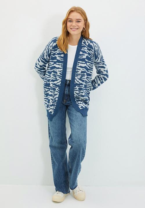 Trendyol - Jacquard cardigan - blue