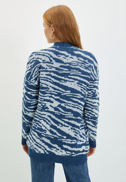Trendyol - Jacquard cardigan - blue