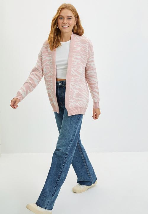 Trendyol - Jacquard cardigan - pink