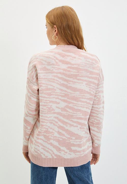 Trendyol - Jacquard cardigan - pink