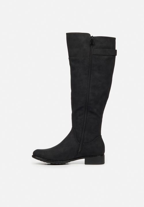 Miss Black - Rebel1 riding boot - black