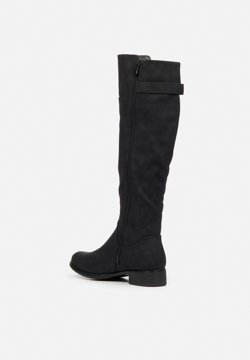 Miss Black - Rebel1 riding boot - black