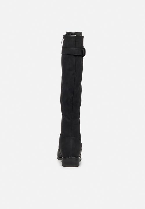 Miss Black - Rebel1 riding boot - black