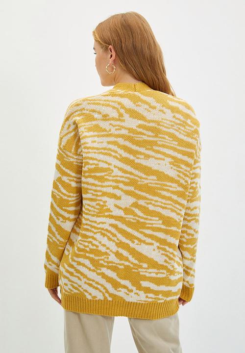 Trendyol - Jacquard cardigan - yellow