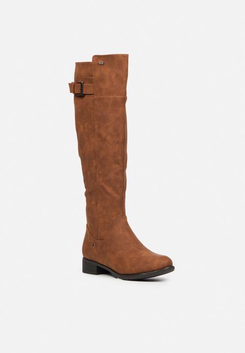 Miss Black - Rebel1 riding boot - brown