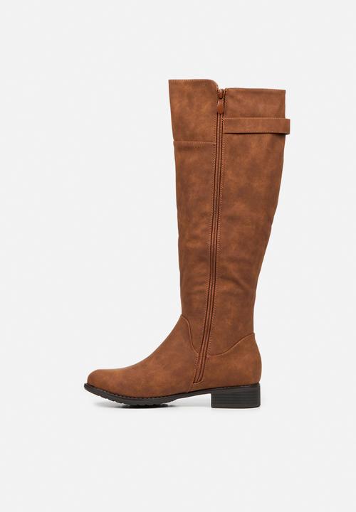 Miss Black - Rebel1 riding boot - brown
